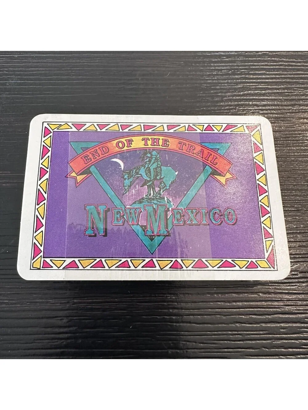 Vintage New Mexico End Of The Trail Souvenir Playing Cards Complete Deck Sealed